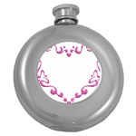 Purple Heart Frame Hip Flask (5 oz)