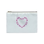 Purple Heart Frame Cosmetic Bag (Medium)