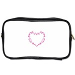 Purple Heart Frame Toiletries Bag (One Side)