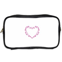 Purple Heart Frame Toiletries Bag (Two Sides) from ArtsNow.com Back