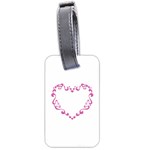 Purple Heart Frame Luggage Tag (two sides)