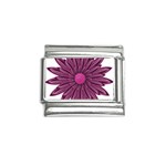 Purple Flower Italian Charm (9mm)