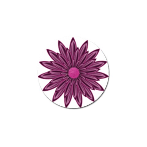 Purple Flower Golf Ball Marker (10 pack) from ArtsNow.com Front