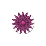 Purple Flower Golf Ball Marker (10 pack)