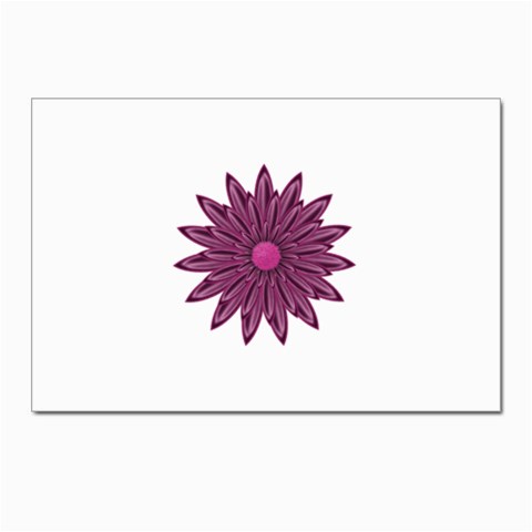 Purple Flower Postcard 4 x 6  (Pkg of 10) from ArtsNow.com Front