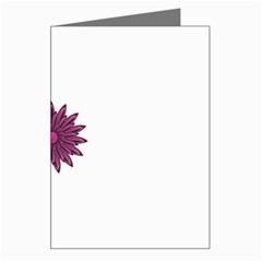 Purple Flower Greeting Card from ArtsNow.com Left