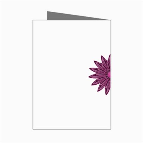 Purple Flower Mini Greeting Card from ArtsNow.com Right