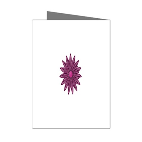 Purple Flower Mini Greeting Cards (Pkg of 8) from ArtsNow.com Left