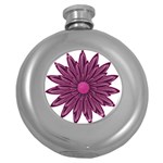 Purple Flower Hip Flask (5 oz)