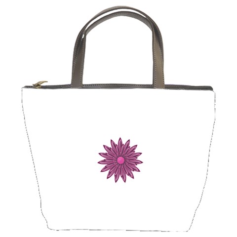 Purple Flower Bucket Bag from ArtsNow.com Front