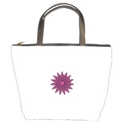 Purple Flower Bucket Bag from ArtsNow.com Front