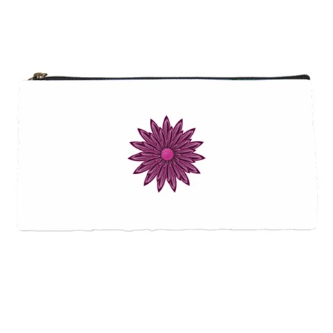 Purple Flower Pencil Case from ArtsNow.com Front