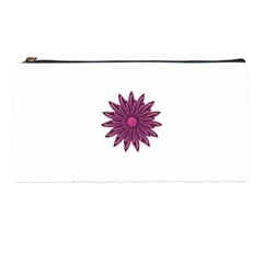 Purple Flower Pencil Case from ArtsNow.com Front