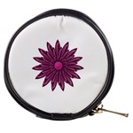 Purple Flower Mini Makeup Bag