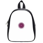 Purple Flower School Bag (Small)