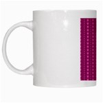 Purple Hearts White Mug