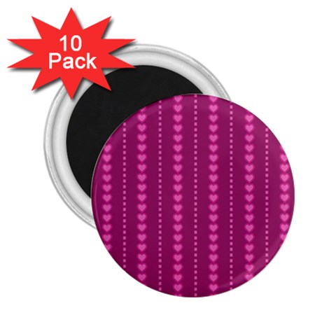 Purple Hearts 2.25  Magnet (10 pack) from ArtsNow.com Front