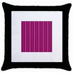 Purple Hearts Throw Pillow Case (Black)