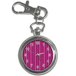 Purple Hearts Key Chain Watch