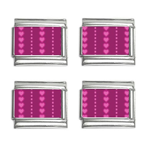 Purple Hearts 9mm Italian Charm (4 pack) from ArtsNow.com Front