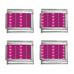 Purple Hearts 9mm Italian Charm (4 pack)