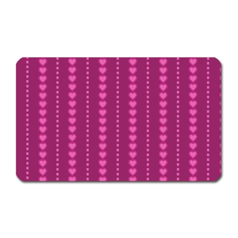 Purple Hearts Magnet (Rectangular) from ArtsNow.com Front