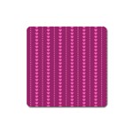 Purple Hearts Magnet (Square)