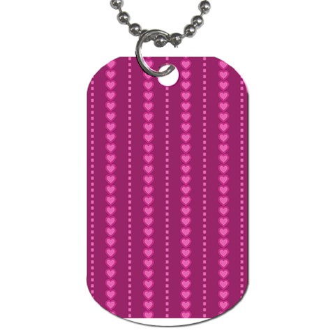 Purple Hearts Dog Tag (Two Sides) from ArtsNow.com Front