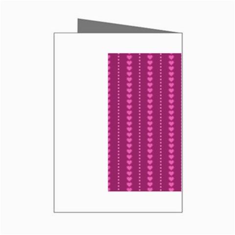 Purple Hearts Mini Greeting Card from ArtsNow.com Right