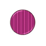 Purple Hearts Hat Clip Ball Marker