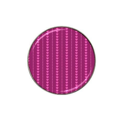 Purple Hearts Hat Clip Ball Marker (4 pack) from ArtsNow.com Front