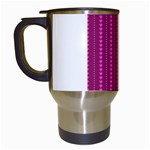 Purple Hearts Travel Mug (White)