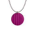 Purple Hearts 1  Button Necklace