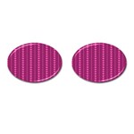 Purple Hearts Cufflinks (Oval)