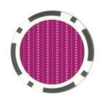 Purple Hearts Poker Chip Card Guard