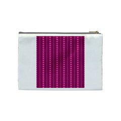 Purple Hearts Cosmetic Bag (Medium) from ArtsNow.com Back