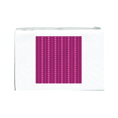 Purple Hearts Cosmetic Bag (Large) from ArtsNow.com Back