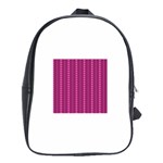 Purple Hearts School Bag (Large)