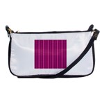 Purple Hearts Shoulder Clutch Bag