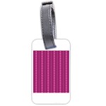 Purple Hearts Luggage Tag (one side)