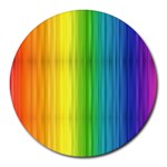 Rainbow Round Mousepad