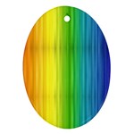 Rainbow Ornament (Oval)