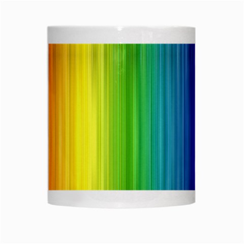 Rainbow White Mug from ArtsNow.com Center