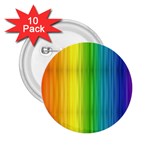 Rainbow 2.25  Button (10 pack)