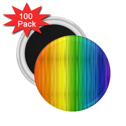 Rainbow 2.25  Magnet (100 pack)  from ArtsNow.com Front