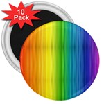 Rainbow 3  Magnet (10 pack)