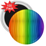 Rainbow 3  Magnet (100 pack)