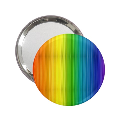 Rainbow 2.25  Handbag Mirror from ArtsNow.com Front