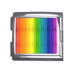 Rainbow Mega Link Italian Charm (18mm)