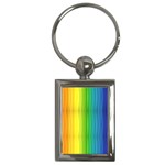 Rainbow Key Chain (Rectangle)